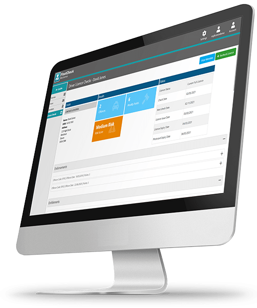 Driver licence checking with FleetCheck LicenceAssured